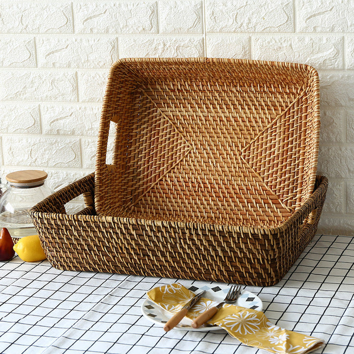 Decorative Woven Laundry Basket Kalsten