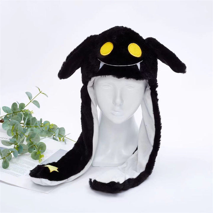 Kalsten 丨 Women's Cute Fluffy Plush Hat Movable Ears
