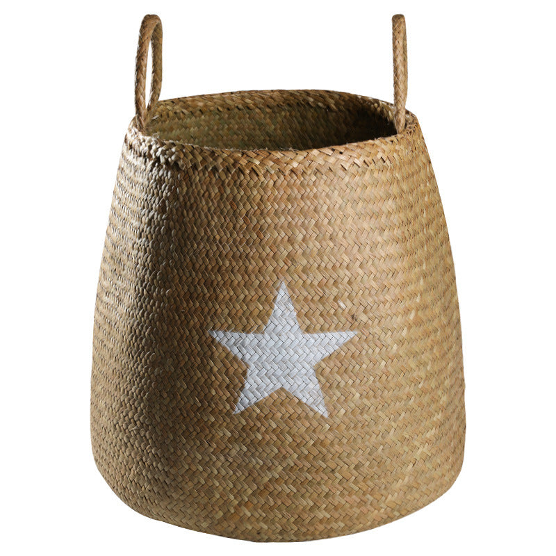 Decorative Natural Wicker Storage Basket Kalsten