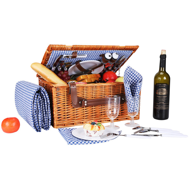 Women’s picnic basket with integrated dish set and thermal insulating elements Kalsten
