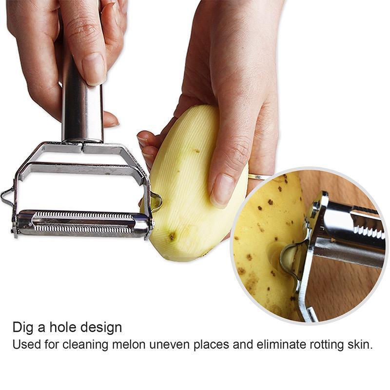Kalsten | Stainless Steel Multifunctional Vegetable Peeler