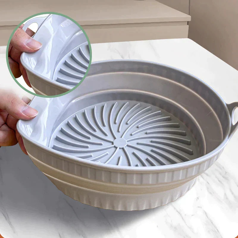 Air Fryer Silicone Grill Pan Reusable Baking Tray | Kalsten