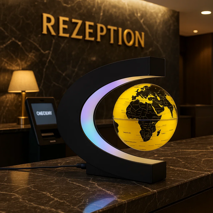Kalsten | AstroGlobe LED World Globe – Floating Globe Lamp with Magnetic Suspension