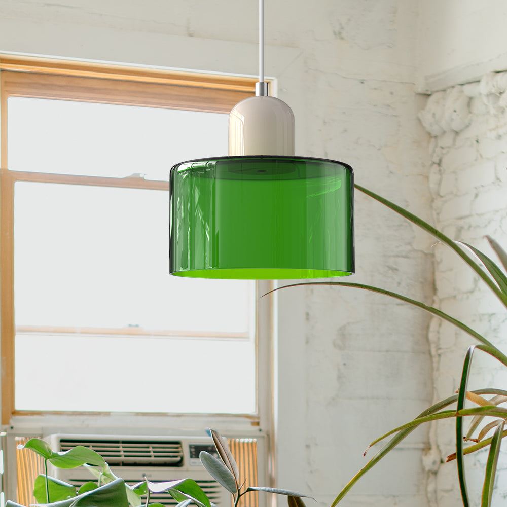 Modern Bauhaus Fresh Glass Pendant Light For Kitchen Island | Kalsten