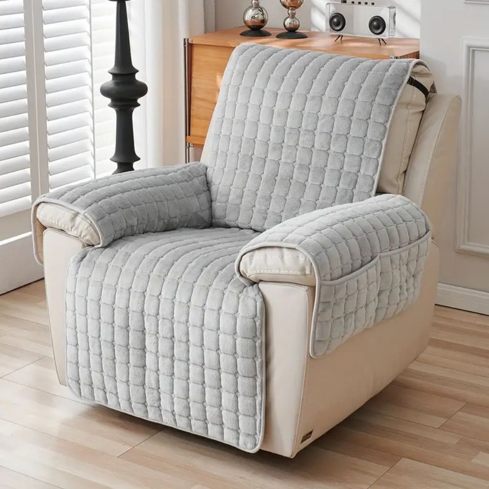 Kalsten | Snug Grid Recliner Cover