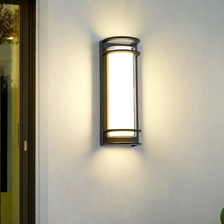 Modern Outdoor Column Waterproof LED Garden Wall Sconce Lamp | Kalsten