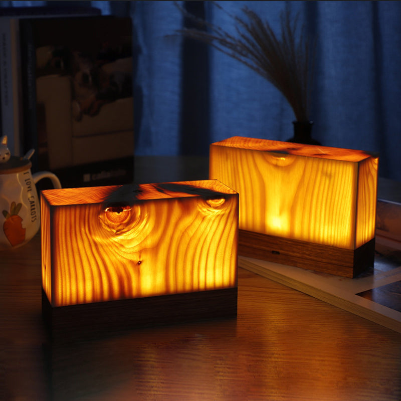 LED Cube Accent Table Lamps | Kalsten