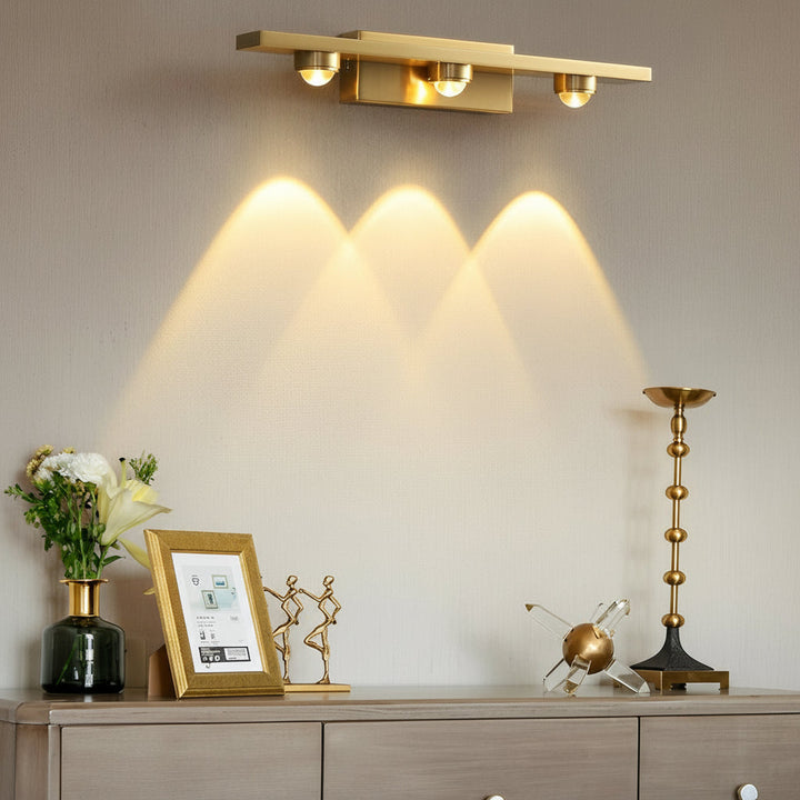 Modern Copper Wall Washer | LED Projection Sconce (3-Light/4-Light) | Kalsten