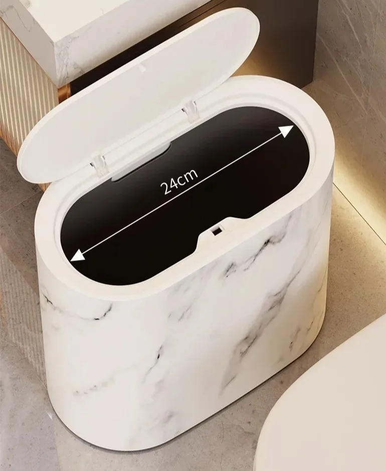 Nordic Marble Design Trash Can Kalsten