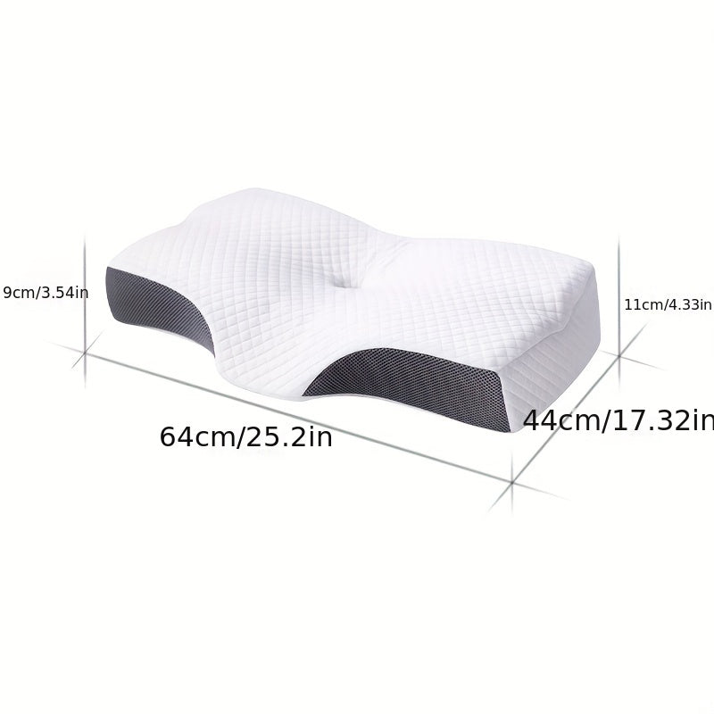 1pc Cooling Memory Foam Shoulder Support Pillow for Side, Back, and Stomach Sleepers - Orthopedic Neck Pain Relief Pillow with Adjustable Cervical Support | Kalsten