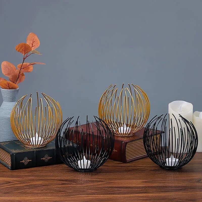 OrbGlo - Metallic Elegance - Ball Tea Light Holder - Chic Atmosphere | Kalsten