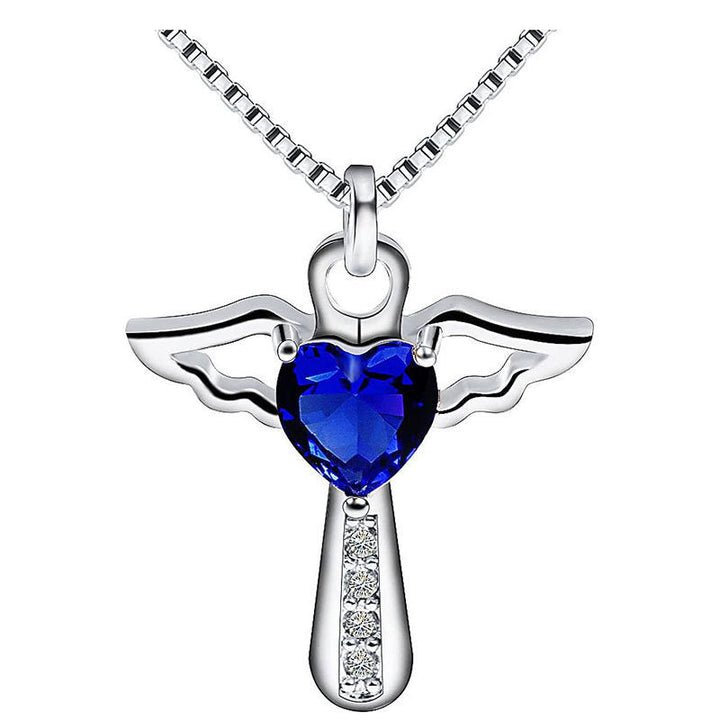 Winged Heart Pendant Necklace Kalsten
