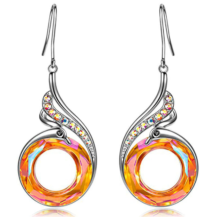 Luxurious Crystal-Embellished Pendant Necklace Kalsten