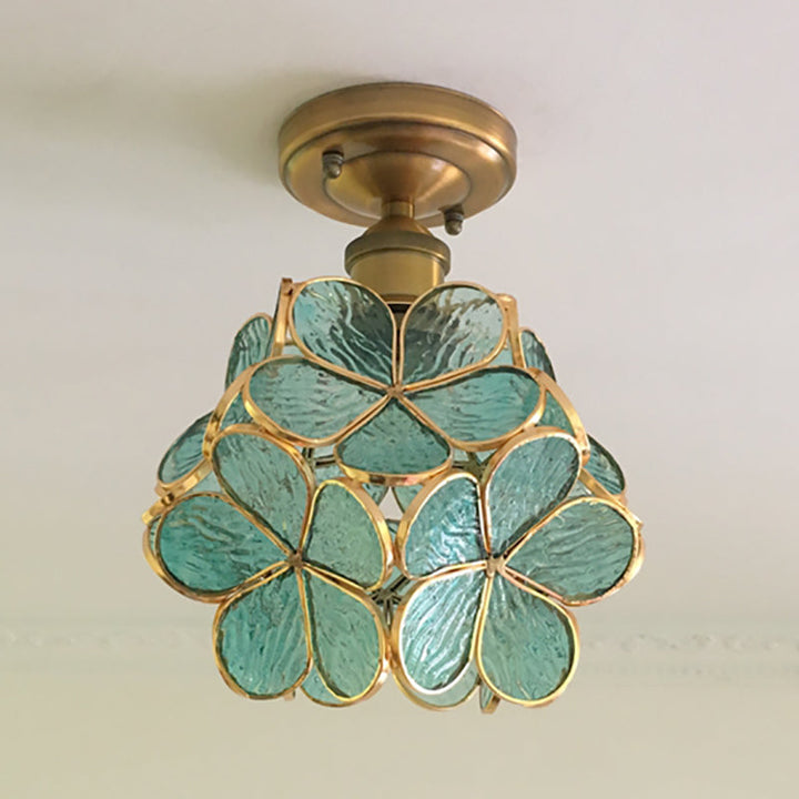 Retro Style PVC Ceiling Lamp – Flower Pattern for a Unique Look | Kalsten
