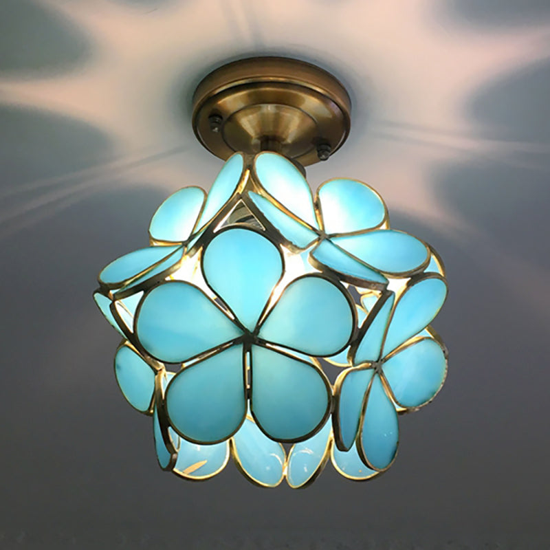 Retro Style PVC Ceiling Lamp – Flower Pattern for a Unique Look | Kalsten