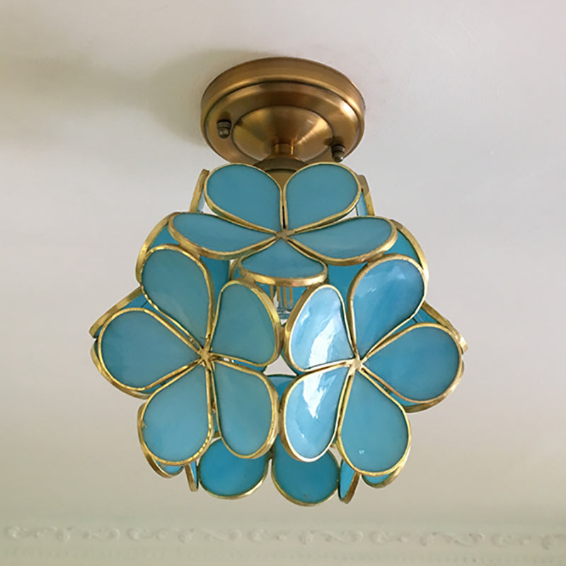 Retro Style PVC Ceiling Lamp – Flower Pattern for a Unique Look | Kalsten