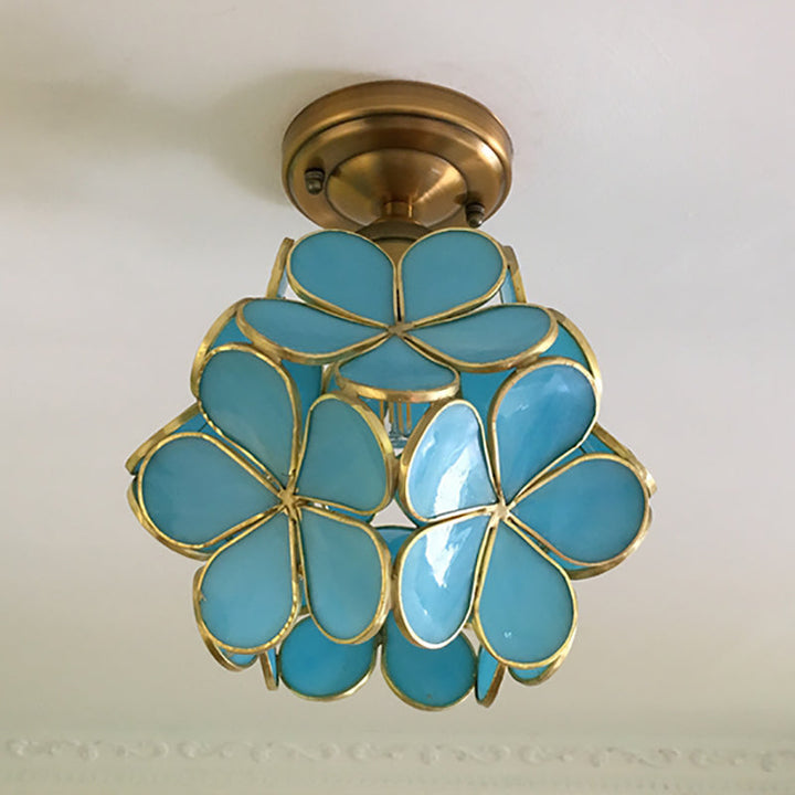Retro Style PVC Ceiling Lamp – Flower Pattern for a Unique Look | Kalsten