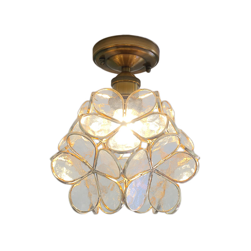 FloralGlow Retro Ceiling Light - Retro Tiffany Ceiling Light for a Enchanting Interior Kalsten