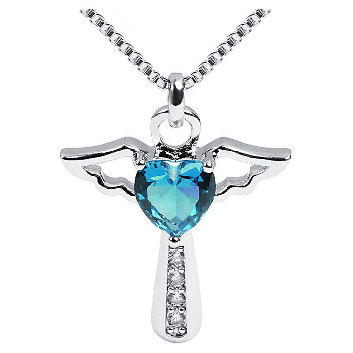 Winged Heart Pendant Necklace Kalsten