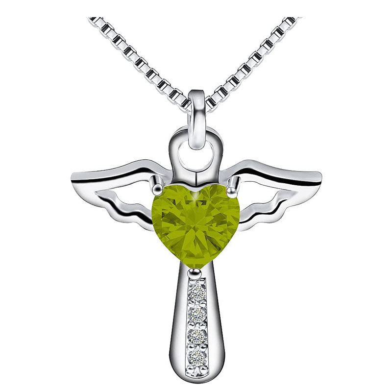 Winged Heart Pendant Necklace Kalsten