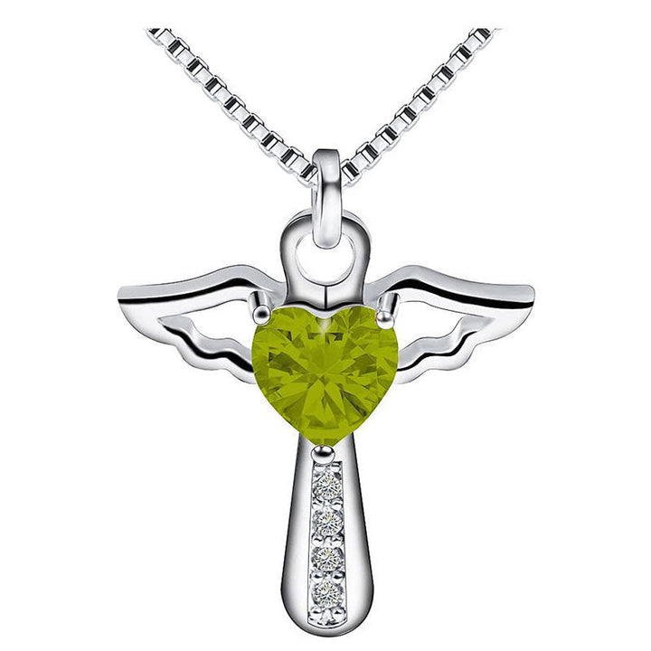 Winged Heart Pendant Necklace Kalsten