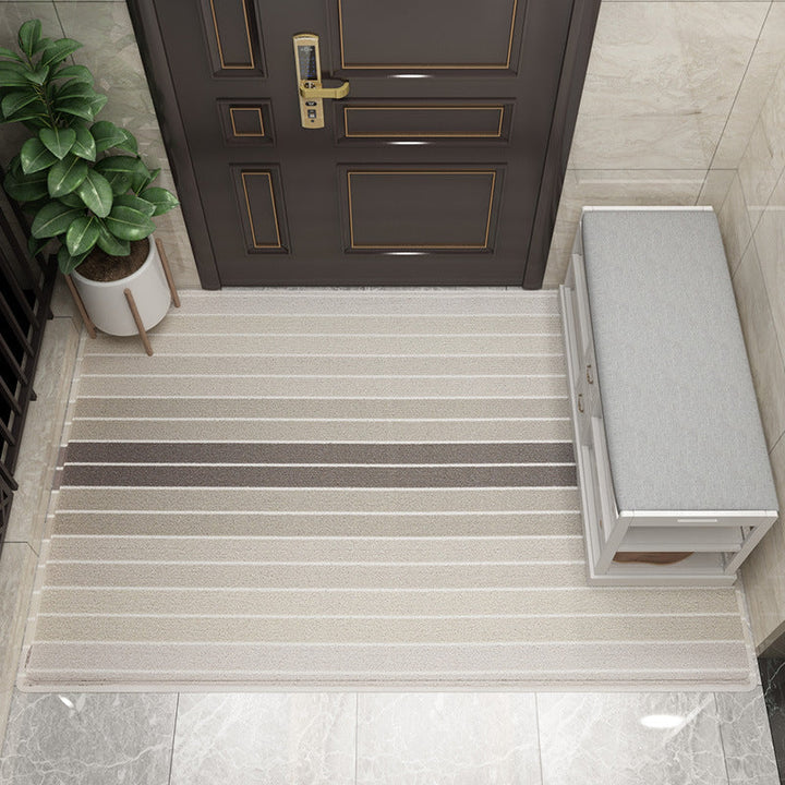 Decorative Striped Outdoor Mat Kalsten