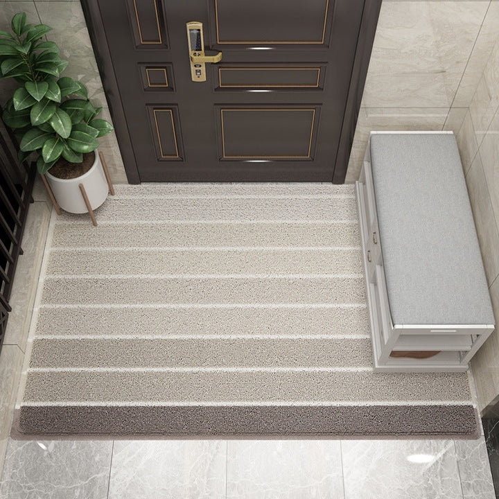 Decorative Striped Outdoor Mat Kalsten