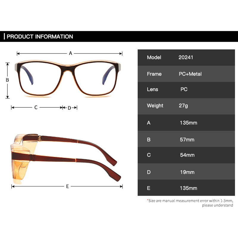 BowLift | Anti-Fog Protective Glasses | Windproof, Blue Light Blocking & Anti-Pollen for Men and Women