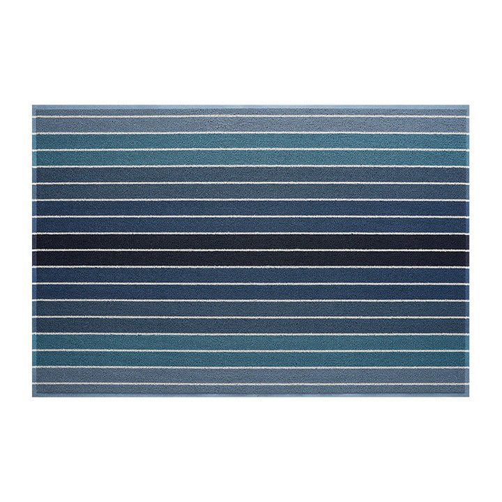Decorative Striped Outdoor Mat Kalsten