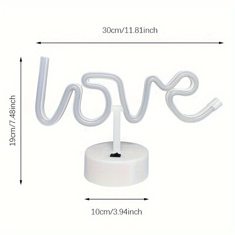 NeonLove Lamp – Illuminated Neon Table Lamp for Parties Kalsten