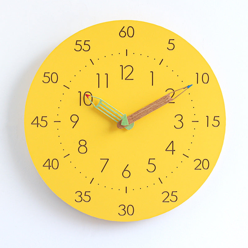 Stylish Silent Children's Clock with Playful Charm Kalsten