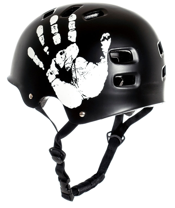 skull graphic multi-sport skate and bicycle safety helmet with adjustable chin strap Kalsten