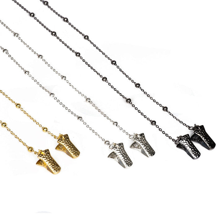 Metallic Crocodile-Clip Eyewear Chain Kalsten