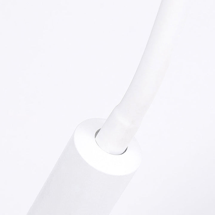 Adjustable Cylinder Reading Wall Light Contemporary Silicone and Metal LED Black/White Sconce Lamp | Kalsten