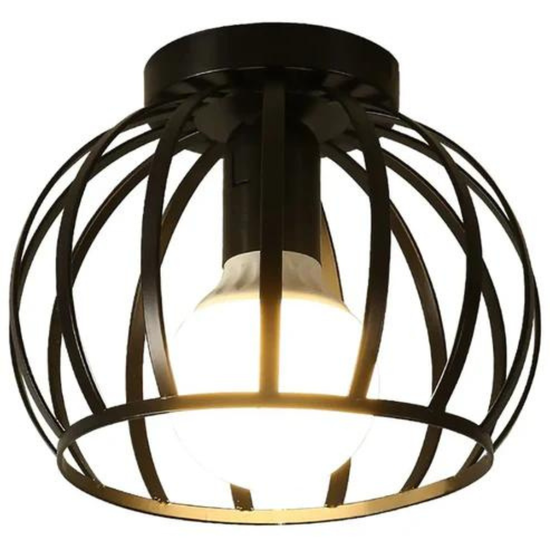Trendy Industrial Ceiling Lamp with Open Design - ForgeLight | Kalsten