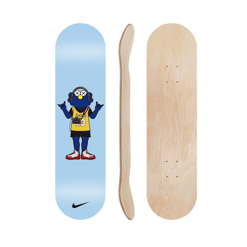 Cartoon-Inspired Skate Deck Kalsten