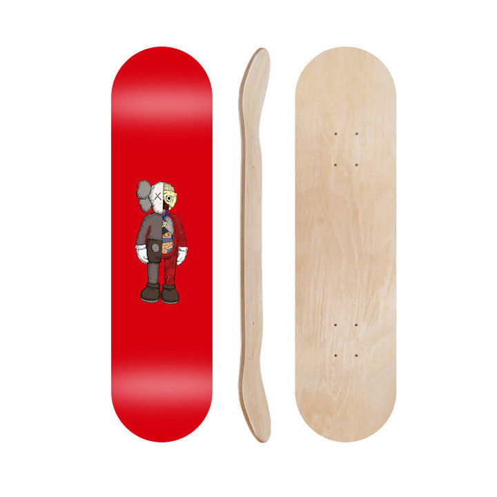 Cartoon-Inspired Skate Deck Kalsten