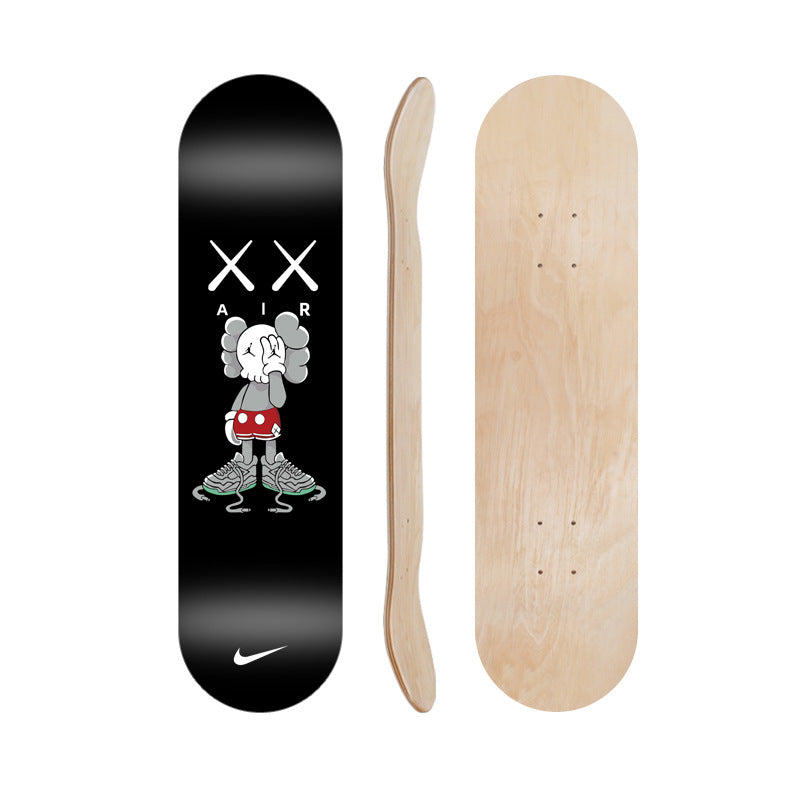 Cartoon-Inspired Skate Deck Kalsten