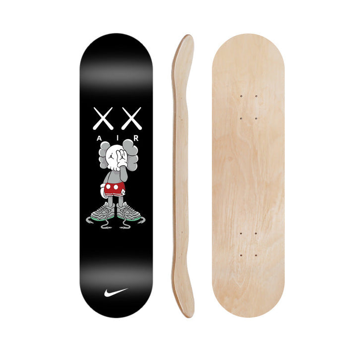 Cartoon-Inspired Skate Deck Kalsten