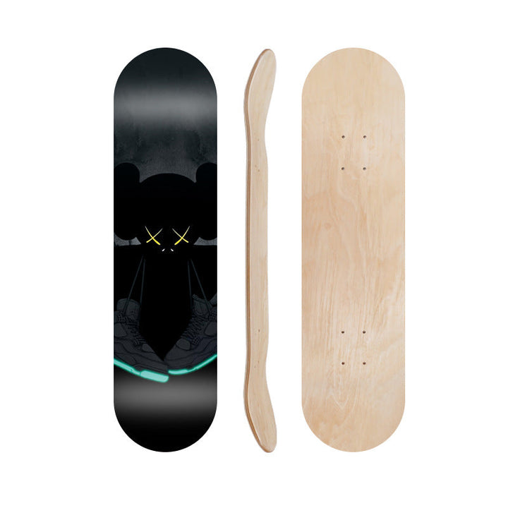 Cartoon-Inspired Skate Deck Kalsten