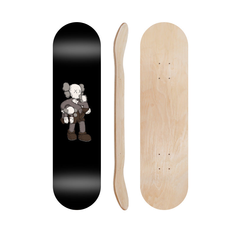 Cartoon-Inspired Skate Deck Kalsten