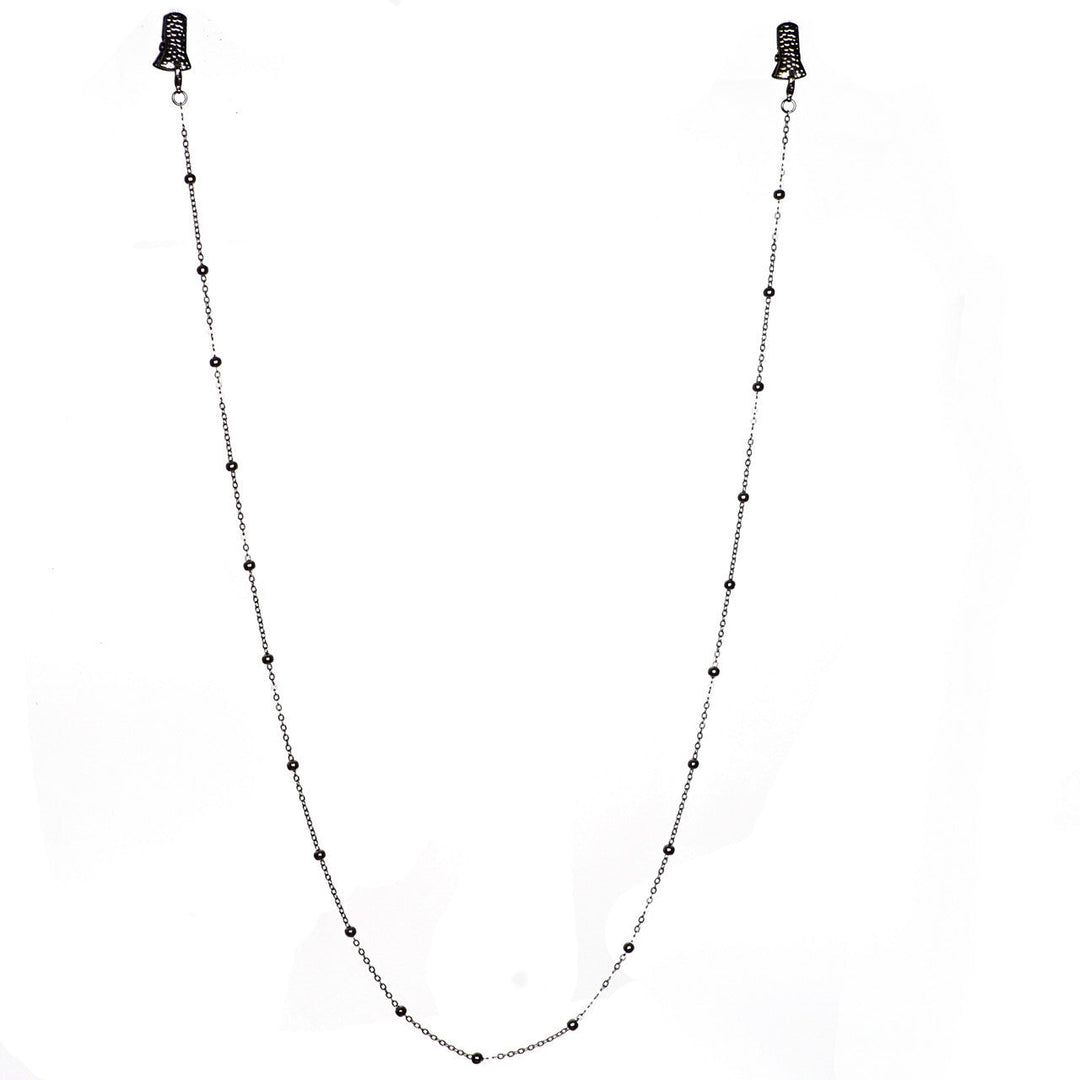Metallic Crocodile-Clip Eyewear Chain Kalsten