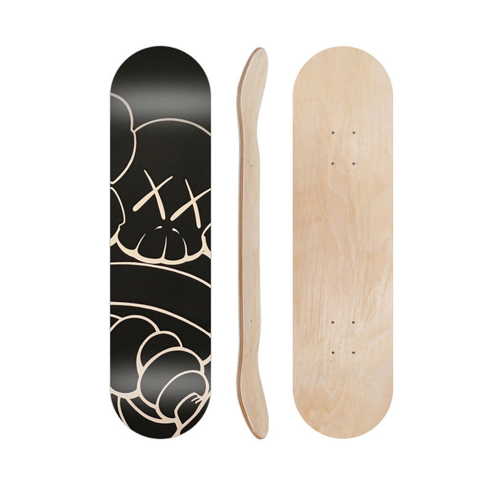 Cartoon-Inspired Skate Deck Kalsten