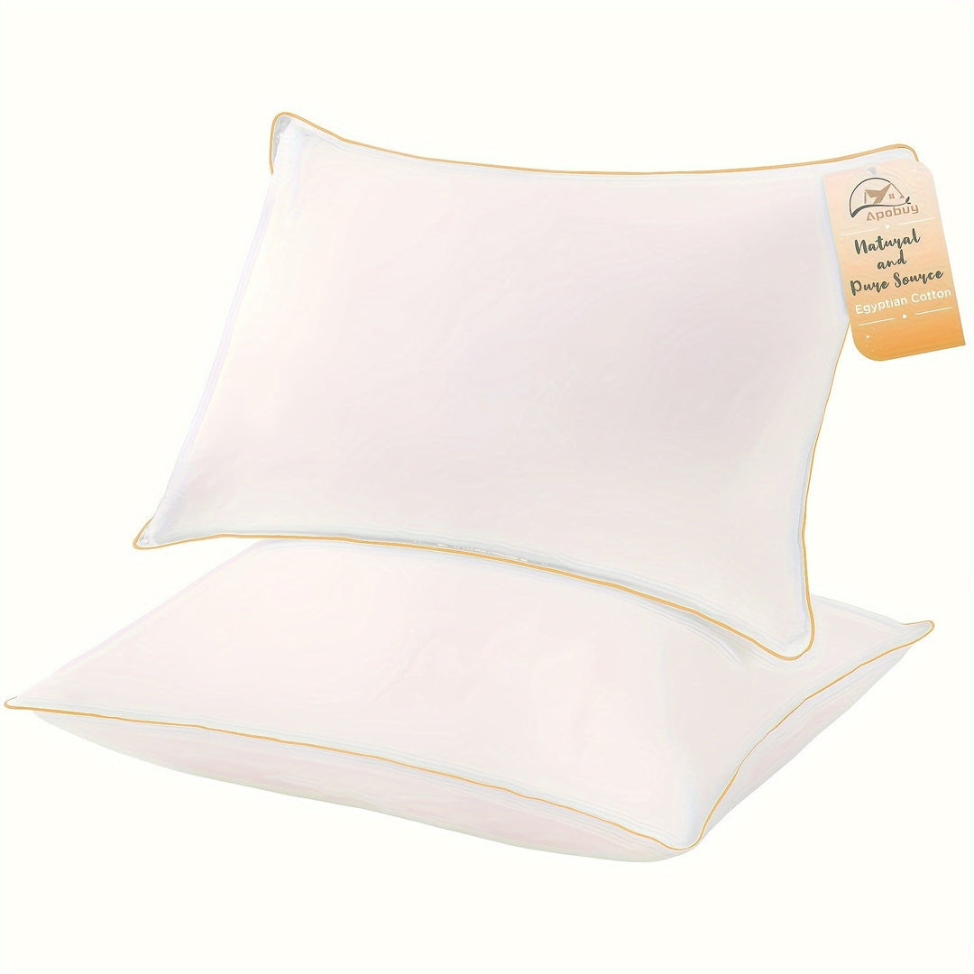 Cooling Bed Pillows for Sleeping – Luxury Hotel Quality with 3D Microfiber Filling and Breathable Cover – Ideal for Side, Back, and Stomach Sleepers, Queen Size | Kalsten