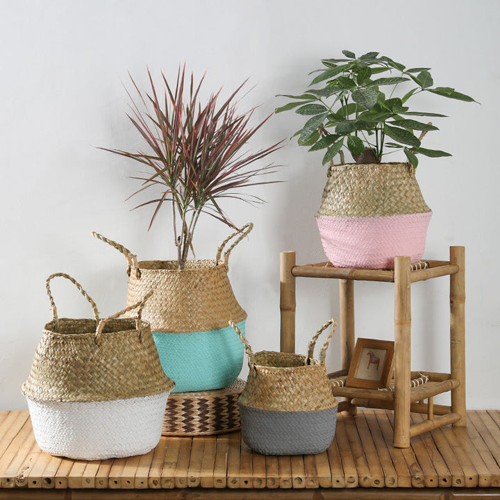 Bohemian Woven Storage Basket Kalsten