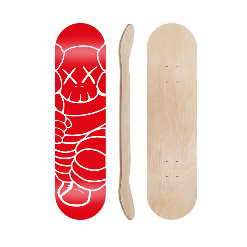 Cartoon-Inspired Skate Deck Kalsten
