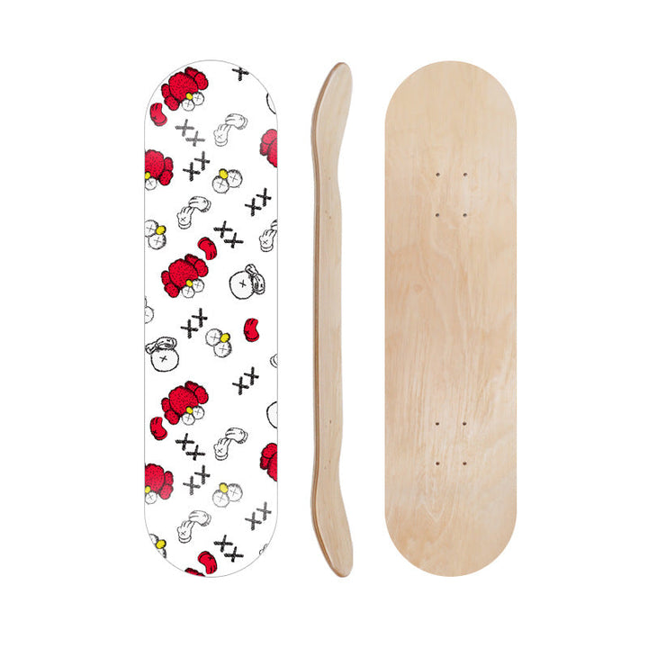 Cartoon-Inspired Skate Deck Kalsten