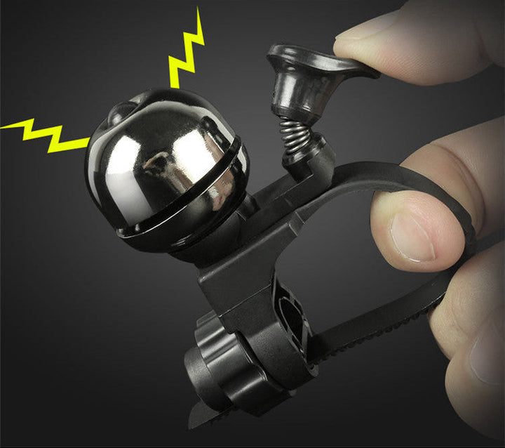 compact adjustable bicycle bell with quick-release silicone strap Kalsten