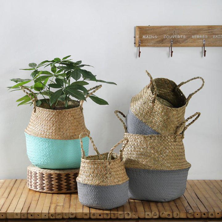 Bohemian Woven Storage Basket Kalsten
