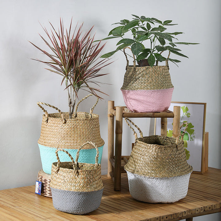 Bohemian Woven Storage Basket Kalsten